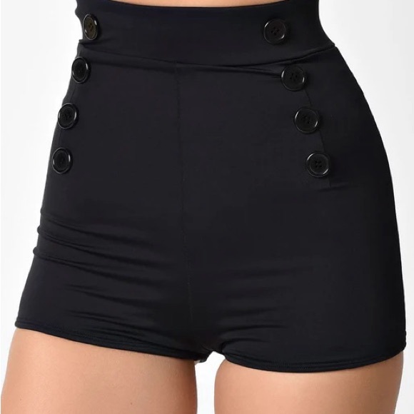 pinky pinups Other - SIZE S Retro Black High-Waisted Bikini Swimwear